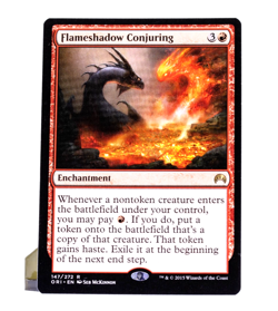 Flameshadow Conjuring Magic Origins Rare Enchantment MTG Near Mint - Image 1