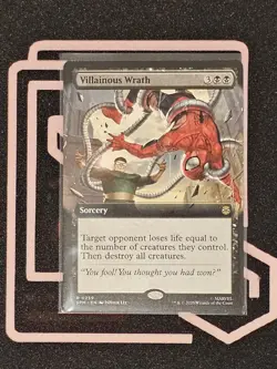 MTG Villainous Wrath 0259 Extended Art NON FOIL Rare - Image 1