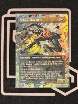 MTG Spider-Man 2099 0205 Borderless Rare NON FOIL - Image 1