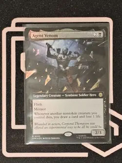 MTG Agent Venom 0255 Rare Extended Art FOIL - Image 1