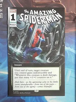 Marvel Magic The Gathering SpiderMan Final Battle Comic Good Condition - Image 1