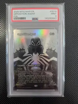 MTG SPIDERMAN (OPPOSITION AGENT FOIL) PSA 9 - Image 1