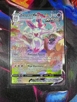 Sylveon VMAX Alt Art 212/203 SWSH07: Evolving Skies Pokemon TCG NM- - Image 1