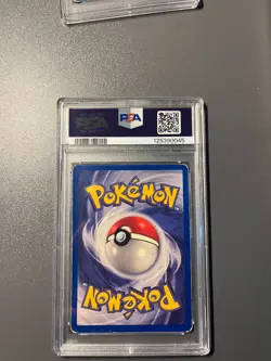 Italian ' 1999 POKEMON FOSSIL 15 ZAPDOS HOLO 1ST EDITION PSA 2 - Image 2