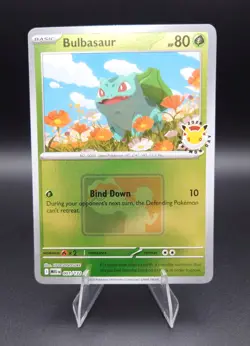 Bulbasaur 001/132 ⭐Near Mint⭐Pokemon Day Play Promo 30th Anniversary - English - Image 1