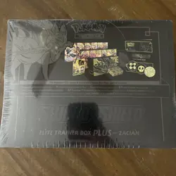 Pokemon TCG Sword & Shield Elite Trainer Box Plus Zacian Sealed 753569218804 - Image 2