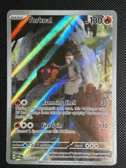 Torkoal 172/167 SV06: Twilight Masquerade Holo Illustration Rare Pokemon - Image 1