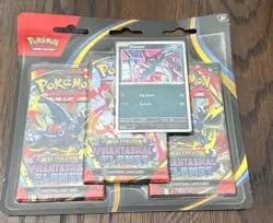 POKEMON TCG PHANTASMAL FLAMES THREE-BOOSTER BLISTER (SNEASEL PROMO) - Image 1