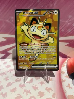 Meowth Ex 107/088 Perfect Order Full Art Pack Fresh. Pokemon Card - Image 1