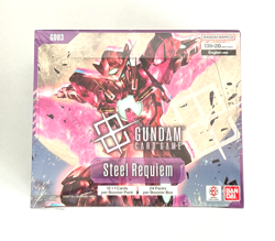 Gundam Card Game GD03 Steel Requiem Booster Box Sealed New - Image 1