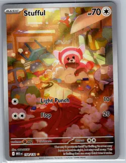 Stufful 154/132 ME01: Mega Evolution - Pokemon Card - NM - Image 1