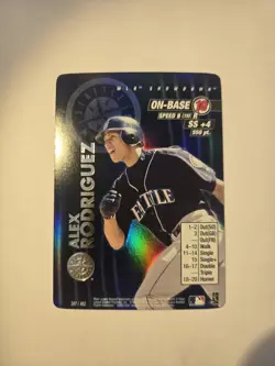 Wizards of the Coast 2001 MLB Showdown Alex Rodriguez Holo Card #397 - Image 1