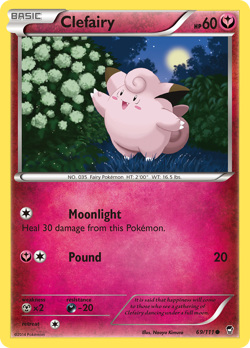Clefairy 69/111 Common | Furious Fists | Pokemon Card - Image 1