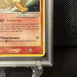 Pokemon Flareon Gold Star EX Power Keepers Ultra Rare Holo Card #100 PSA 6 - Image 5