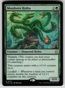 Mossborn Hydra Normal R Foundations 107 NM - Image 1