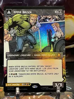 MTG | Eddie Brock (0224 - Borderless) ✨FOIL✨ [Spiderman] - Image 1