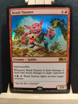 Brash Taunter FOIL - Magic 2021 (M21) - Rare - NM (see pics) MTG - Image 1