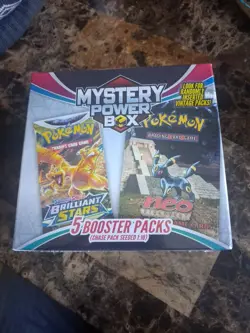Pokemon Mystery Power Box Chase Pack Seeded 1:10 (5 Booster Packs) NEW SEALED - Image 1