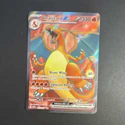 Pokemon TCG Charizard Base Set Holo Rare 004/102 120 HP Stage 2 English - Image 1