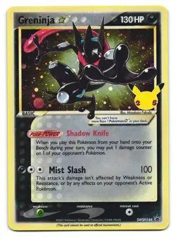 Greninja Star SWSH144 Promo SWSH Black Star Pokemon NM - Image 1