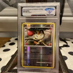Pokemon Meowth Supreme Victors 2009 Graded DSG MINT 9 ~VINTAGE~ - Image 1