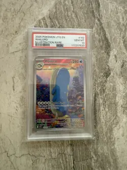 Pokemon TCG Wailord Special Illustration Rare Journey Together 162/159 PSA 10 - Image 1