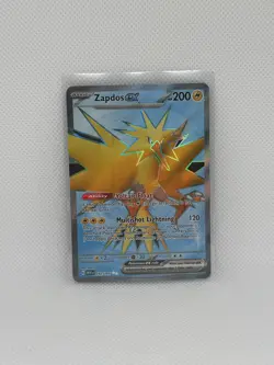 Pokemon TCG Zapdos ex 192/165 Sv: Scarlet & Violet 151 Holo NM - Image 1