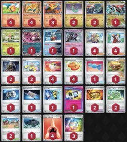 Ethan’s Typhlosion Dragapult ex Pokemon Competitive Deck Tournament Ready - Image 1