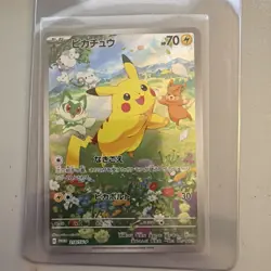 Pikachu 218/SV-P Promo Scarlet & Violet Pokemon Japanese Near Mint - Image 1