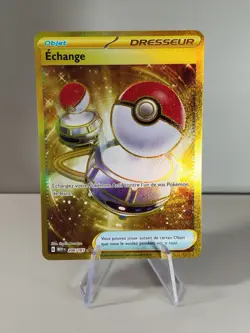 Carte POKEMON FR - Echange 206/165 Gold 151 - Image 1