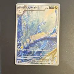 Pokemon TCG Dragonair Scarlet & Violet 151 Illustration Rare Holo 181/165 100 HP - Image 1