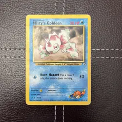 Pokemon TCG - Misty Goldeen - 30/132 - Gym Heroes - MP Rare (2000) - Image 1