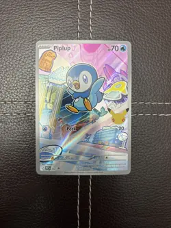 Pokemon TCG - Piplup - MEP 042 - Mega Evolution Promo - NM Illustration Rare - Image 1