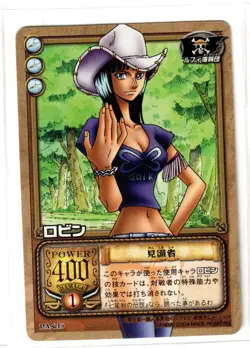 NICO ROBIN PA-C15 One Piece Luffy Pirates Vintage Card Game 2004 Japanese Bandai - Image 1