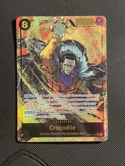 Crocodile - OP14-120 SEC (Alternate Art) One Piece The Azure Sea's Seven - Image 1