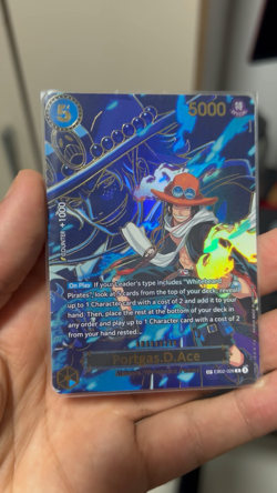 Portgas.D.Ace - EB02-028 (SP) One Piece TCG - Carrying On His Will OP13 SP RARE - Image 2