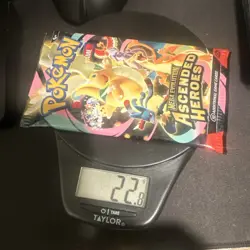 HEAVY 22.8g Pokemon Ascended Heroes Booster Pack 10 Cards English Sealed - Image 1