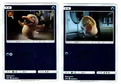 PSYDUCK Japanese Pokemon Detective Pikachu Foil Card SET SMP2 009 & 010 NM - Image 1