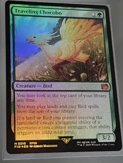 Traveling Chocobo Final Fantasy Foil - Image 1