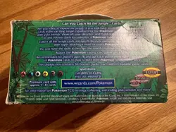 Vintage 1998 Pokemon Cards JUNGLE EMPTY BOX Booster Display Box RARE - Image 4