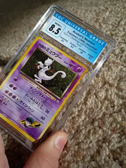 CGC 8.5 Rockets Mewtwo Pokemon Japanese Gym 2: Challenge Of Darkness Holo - Image 3