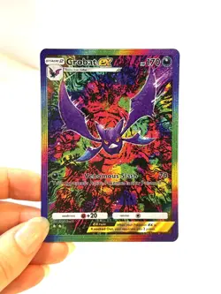 Crobat EX - Sea and Sky - Pocket FANMADE Full Alt Art Illustration Rare Holo - Image 2