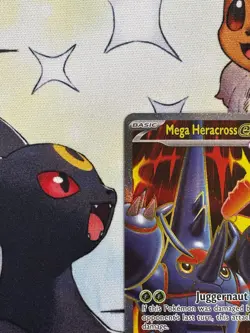 Pokemon Mega Heracross EX 108/094 Phantasmal Flames Ultra Rare Full Art Holo - Image 4