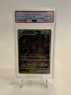 2022 Pokemon JPN SWSH FA/Giratina VSTAR Universe Ultra Rare #261 PSA 10 - Image 1