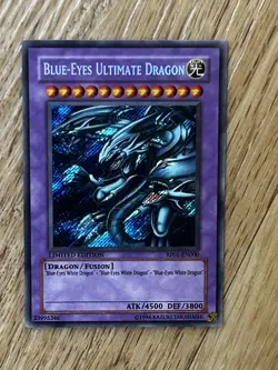 Yu-Gi-Oh! Blue-Eyes Ultimate Dragon RP01-EN000 Limited Edition Secret Rare (NM) - Image 1