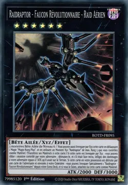 Yu-Gi-Oh : Raidraptor - Faucon Revolutionnaire - Raid Aerien | ROTD-FR095 | Supe - Image 1