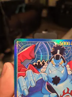One Piece Op-14 The Azure Sea's Seven Jinbe Alternate Art Leader English - Image 5