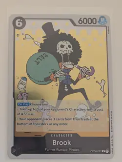 Brook OP06-092 Rare R EN NM One Piece TCG Holo - Image 1
