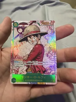 ONE PIECE Card Monkey D Luffy SEC OP13-118 Carrying on His Will JP - Image 1
