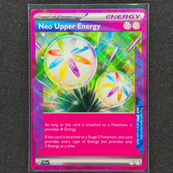 Neo Upper Energy - 162/162 - ACE SPEC - Temporal Forces - Pokemon Card - NM/M - Image 1